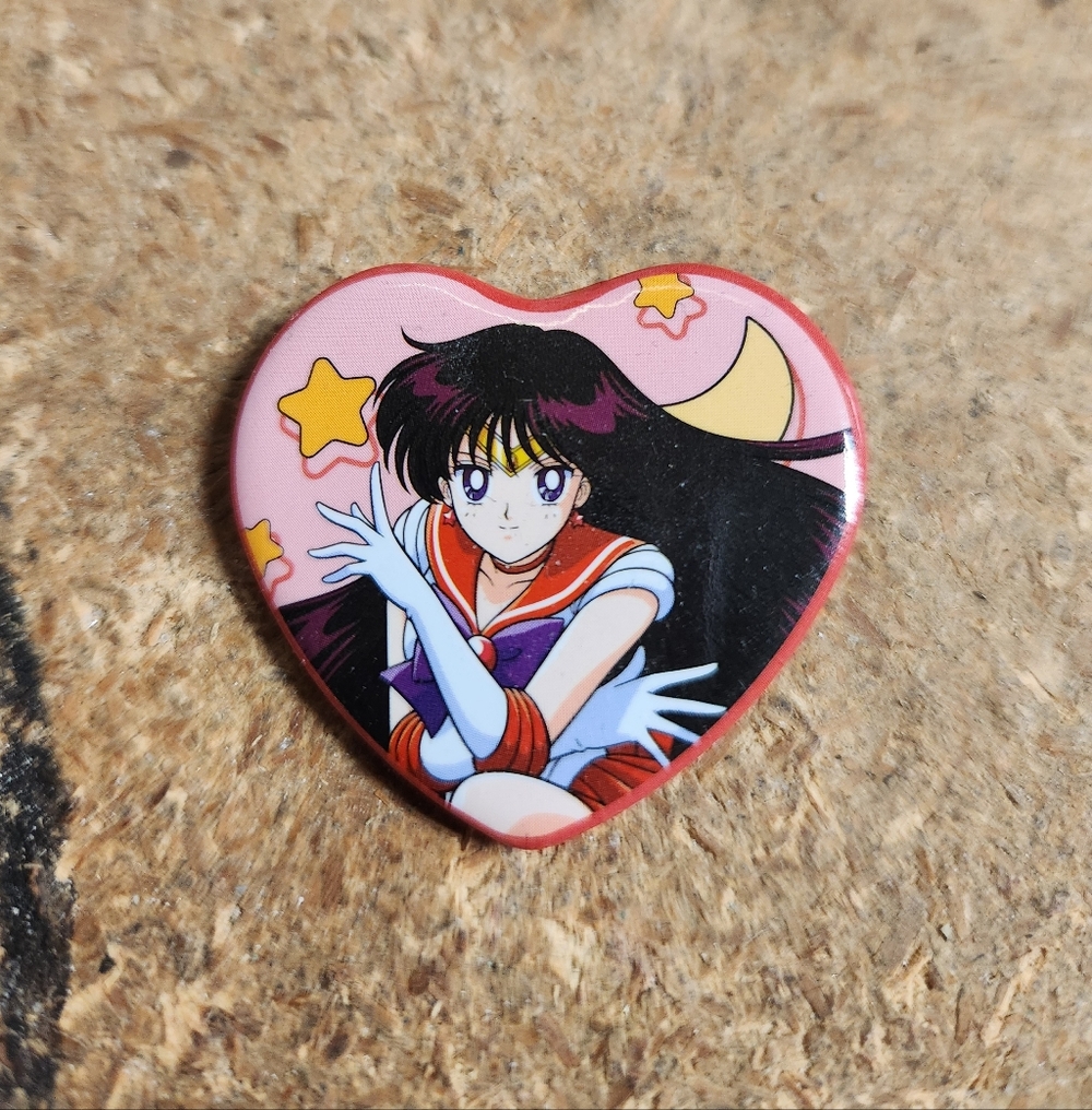 Sailor Moon Heart-Shaped Pin